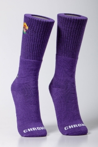 Meia Cano Longo Alto Chronic Cogumelo - Roxo