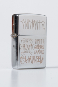 Acendedor Zippo Bolso Metal Recarregável Chronic Prata