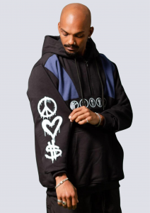 Blusa Moleton Chronic  Paz, Amor e Dinheiro 025.