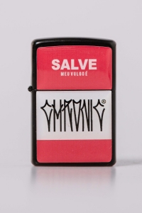 Acendedor Zippo Bolso Metal Recarregável Chronic Salve.
