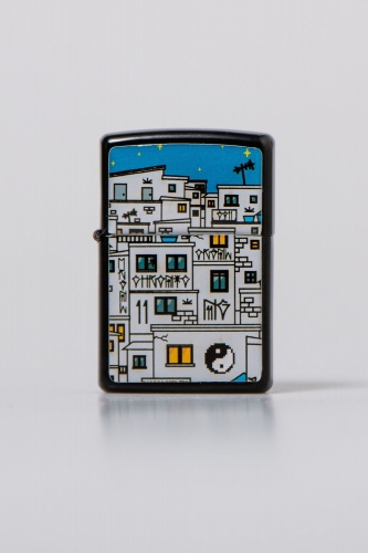 Acendedor Zippo Bolso Metal Recarregável Chronic Favela