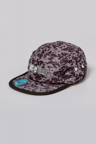 Boné 5 Five Panel Chronic Another 420 - Maleável - Cinza/Preto