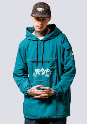 Jaqueta Corta Vento Imperméável Chronic Tag Monster - Verde.