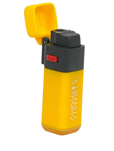 Acendedor Recarregável Maçarico Chronic - Amarelo.